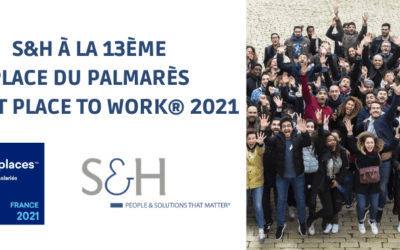 SQORUS (Anciennement S&H) DANS LE PALMARÈS GREAT PLACE TO WORK® 2021 !